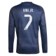 Real Madrid Vini Jr. 7 Auswärtstrikot 2025-2026 L/S Günstige Fußballtrikots