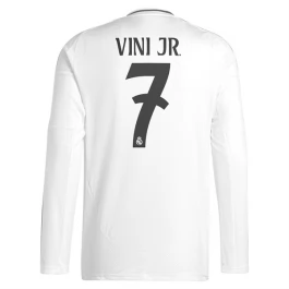 Real Madrid Vini Jr. 7 Heimtrikot 2024-2025 L/S Günstige Fußballtrikots