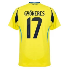Schweden Gyökeres 17 Heimtrikot 2024 Günstige Fußballtrikots
