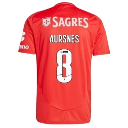 SL Benfica Aursnes 8 Heimtrikot 2024-2025 Günstige Fußballtrikots