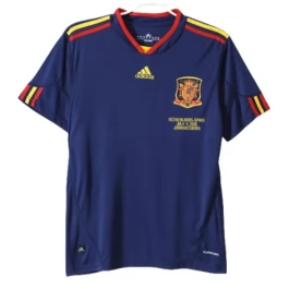 Spanien Auswärtstrikot Retro 2010 Günstige Fußballtrikots