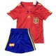 Spanien Heimtrikot Kinder Retro 2010 Günstige Fußballtrikots