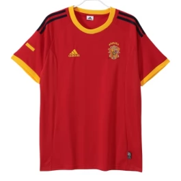 Spanien Heimtrikot Retro 2002 Günstige Fußballtrikots