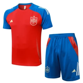 Spanien Trainingsshirt Anzüge 2024-25 - Shorts Rot Blau