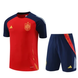 Spanien Trainingsshirt Anzüge Kinder 2024-25 - Shorts Rot
