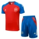 Spanien Trainingsshirt Anzüge Kinder 2024-25 - Shorts Rot Blau