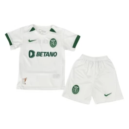 Sporting Lissabon Auswärtstrikot Kinder 2024-2025 Günstige Fußballtrikots