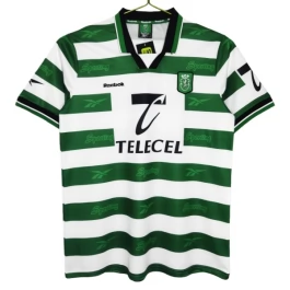 Sporting Lissabon Heimtrikot Retro 1999-2000 Günstige Fußballtrikots