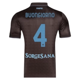 SSC Neapel Buongiorno 4 Ausweichtrikot 2025-2026 Günstige Fußballtrikots