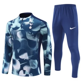 Tottenham Hotspur Trainingsanzüge Kinder 2024-25 - 1-4 Zip Blau