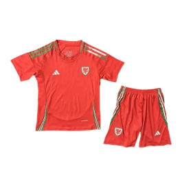Wales Heimtrikot Kinder 2024 Günstige Fußballtrikots