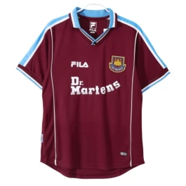 West Ham United Heimtrikot Retro 1999-2001 Günstige Fußballtrikots
