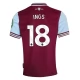 West Ham United Ings 18 Heimtrikot 2024-2025 Günstige Fußballtrikots