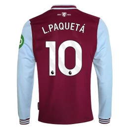 West Ham United L.Paquetá 10 Heimtrikot 2024-2025 L/S Günstige Fußballtrikots West Ham United L.Paquetá 10 Heimtrikot 2024-2025 L/S Günstige Fußballtrikots