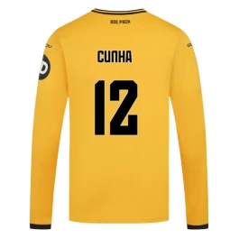 Wolverhampton Wanderers Cunha 12 Heimtrikot 2024-2025 L/S Günstige Fußballtrikots Wolverhampton Wanderers Cunha 12 Heimtrikot 2024-2025 L/S Günstige Fußballtrikots