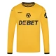 Wolverhampton Wanderers Neto 7 Heimtrikot 2024-2025 L/S Günstige Fußballtrikots